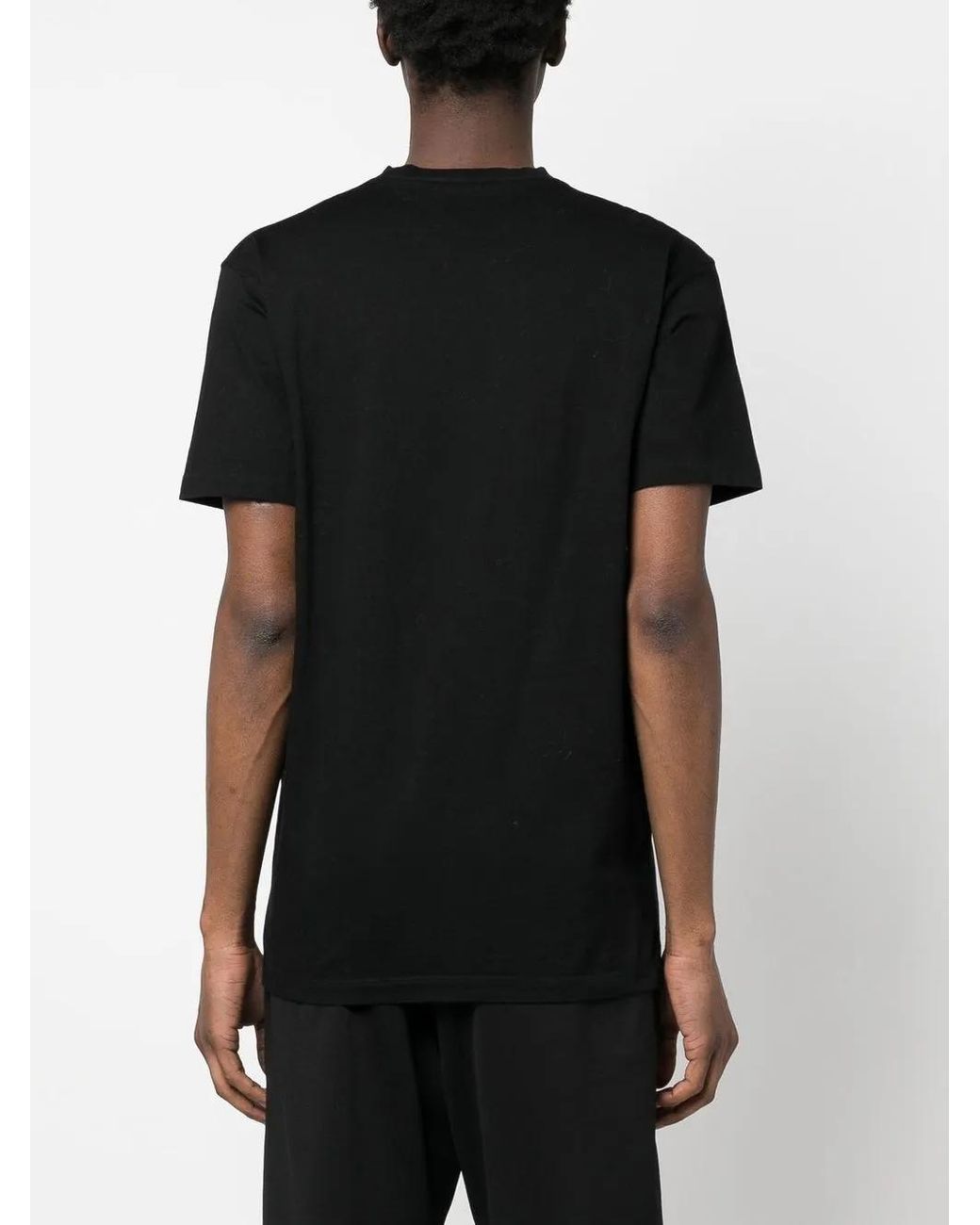 DSquared² Black Icon Squared Cool Fit T-shirt With Logo for men