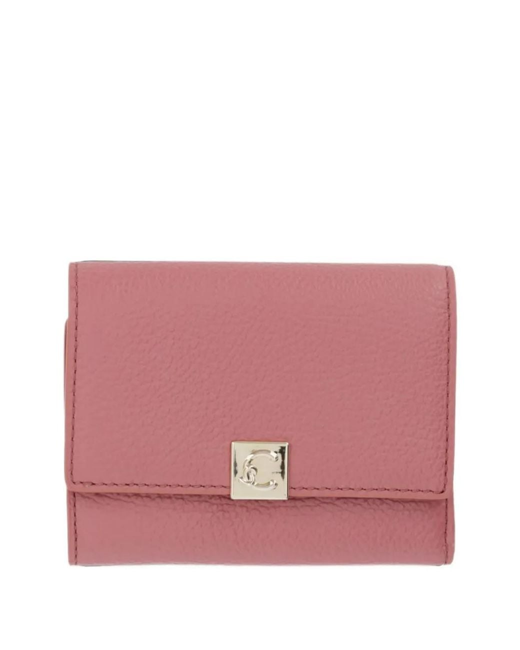 Coccinelle Pink Grained-Leather Wallet for men