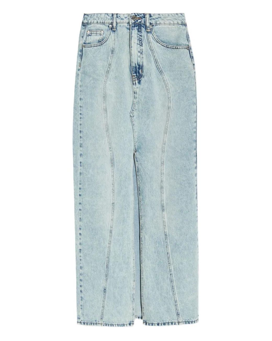 Gestuz Blue Gzasher Denim Skirt