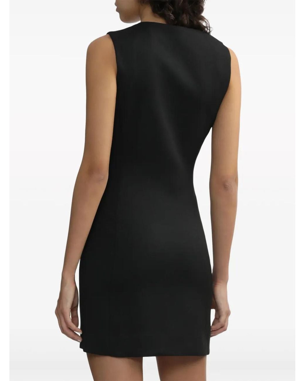 Coperni Black Cut-Out Mini Dress