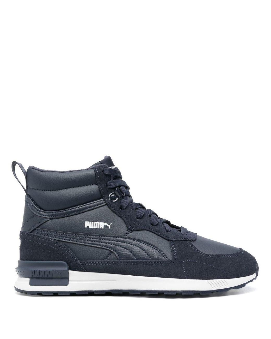 PUMA Graviton Mid-top Sneakers in Blue for Men | Lyst
