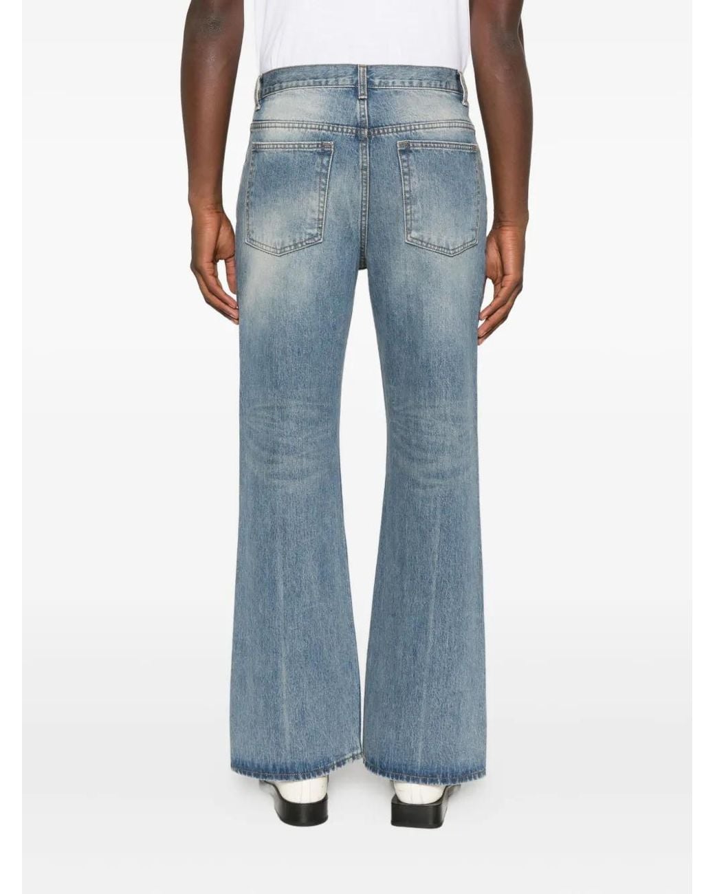 TONYWACK Blue Wide-Leg Jeans for men