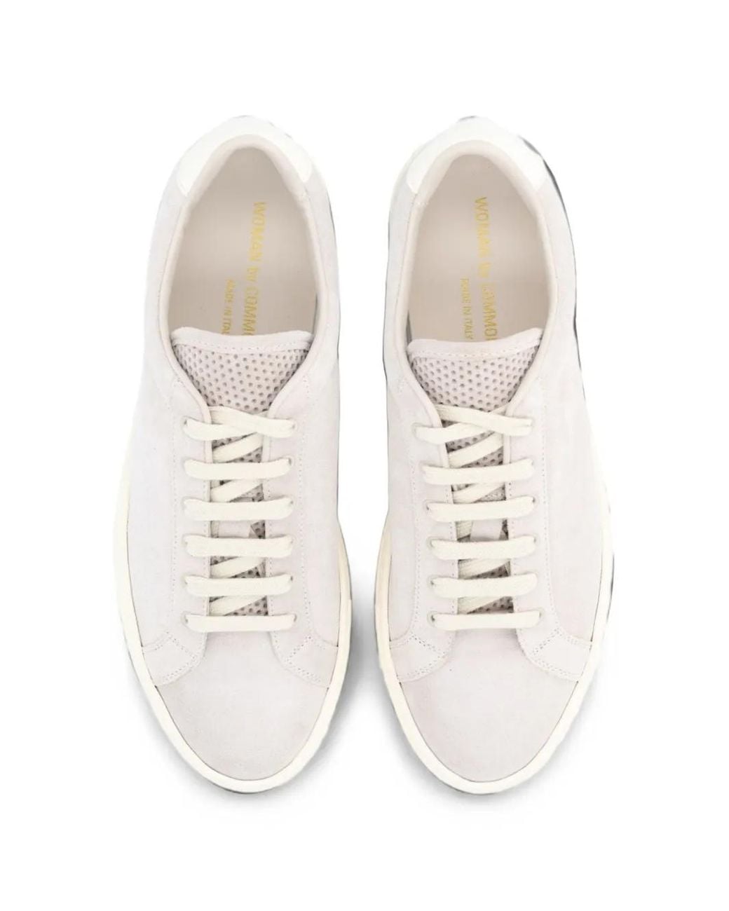 Common Projects Natural Retro Lace-Up Sneakers