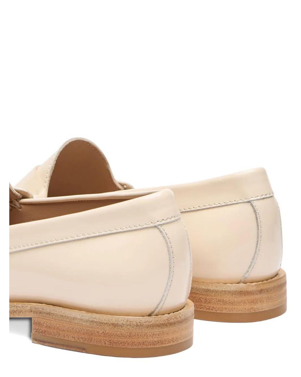 Stuart Weitzman Natural Lottie Loafers