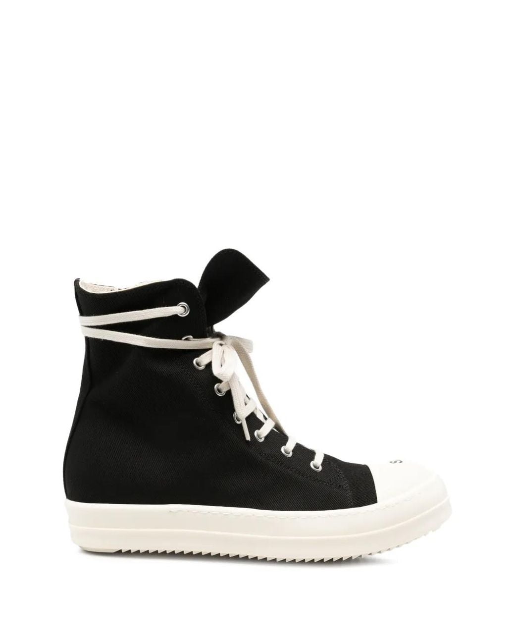 Rick Owens Black High-Top Sneakers for men