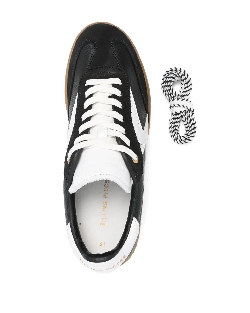 Filling Pieces Black Sprinter Dice Sneakers