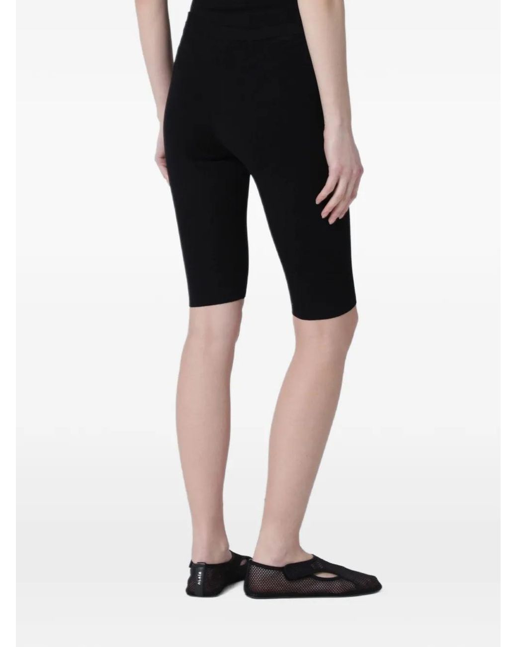 Entire studios Black Capri Knit Shorts