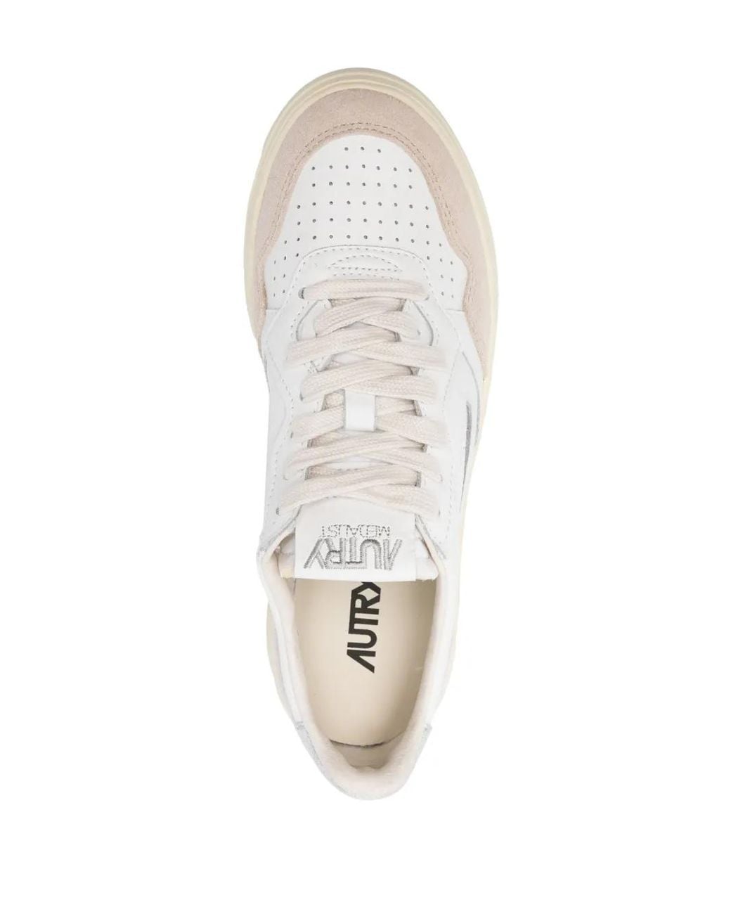 Medaillee Femme Sneakers Blanc--Argent Autry en coloris White