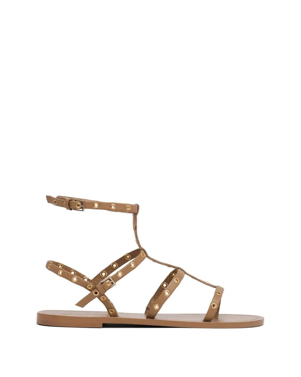 Cinq À Sept Natural Ariella Flat Sandals