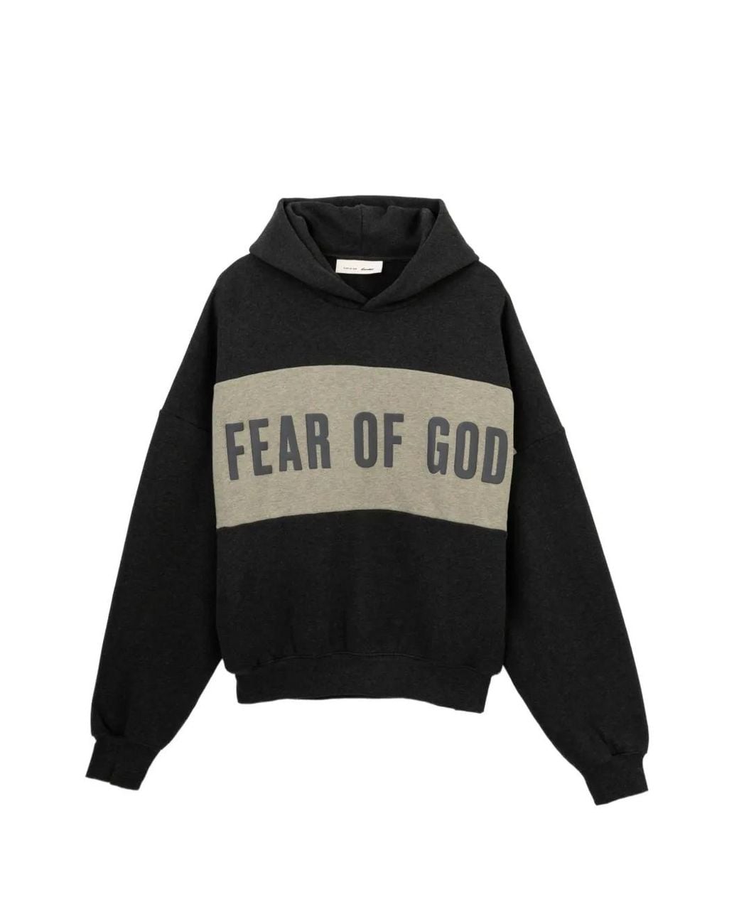Sudadera Corta Con Capucha Essentials de hombre de color Black