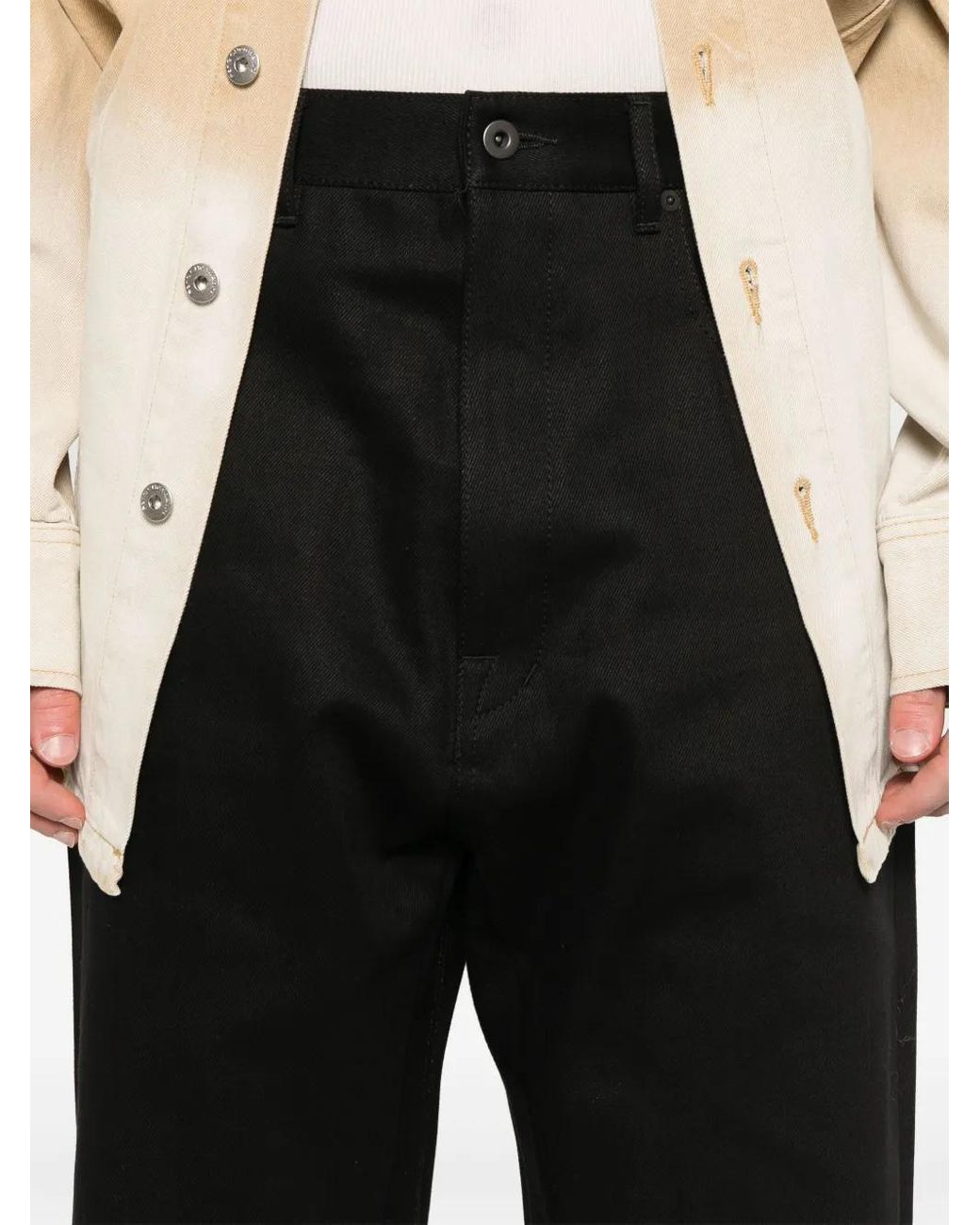 Rick Owens Geth Cutoffs Shorts in Black for Men | Lyst