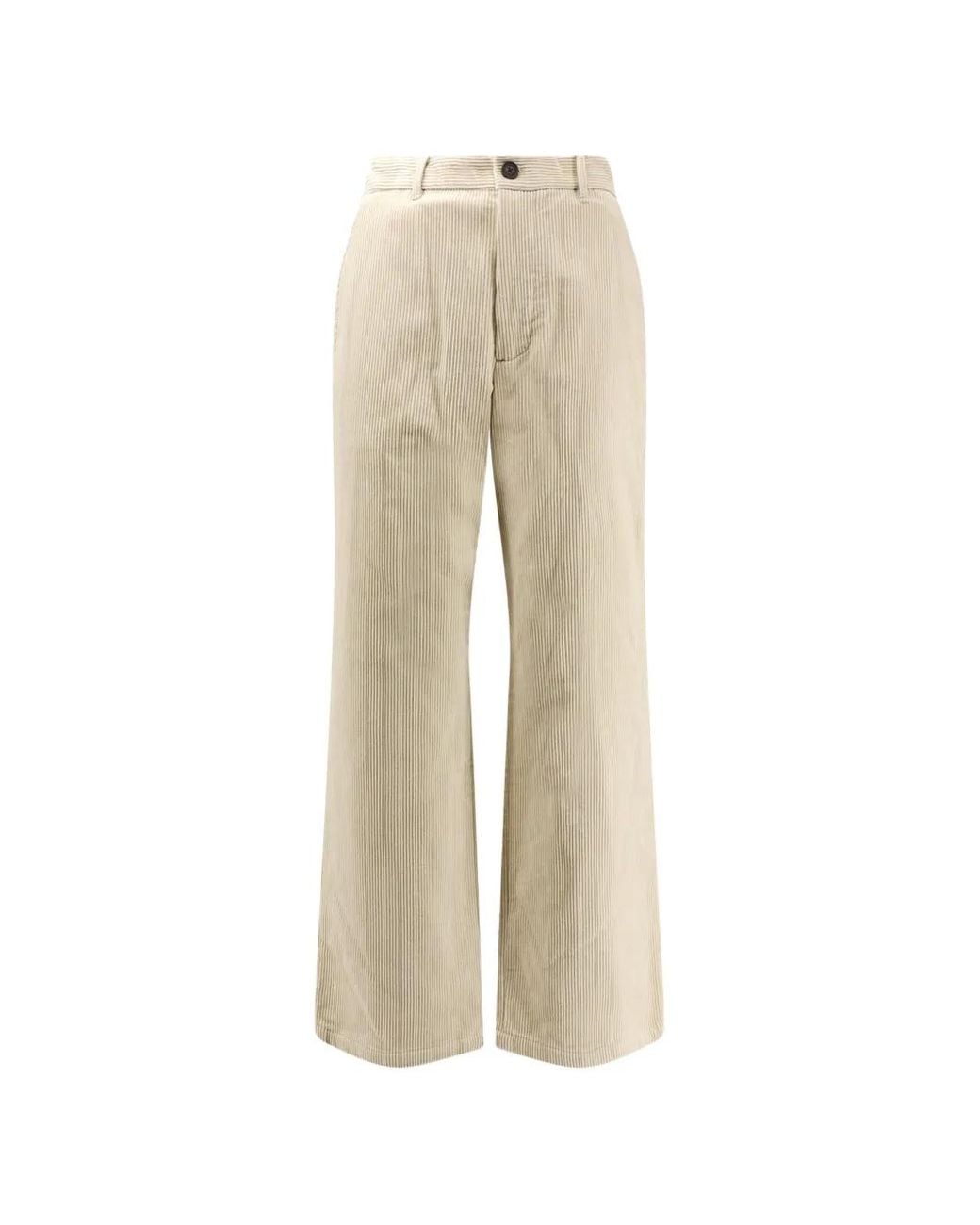 DUNST Natural Pantalon En Velours Côtelé À Coupe Ample for men
