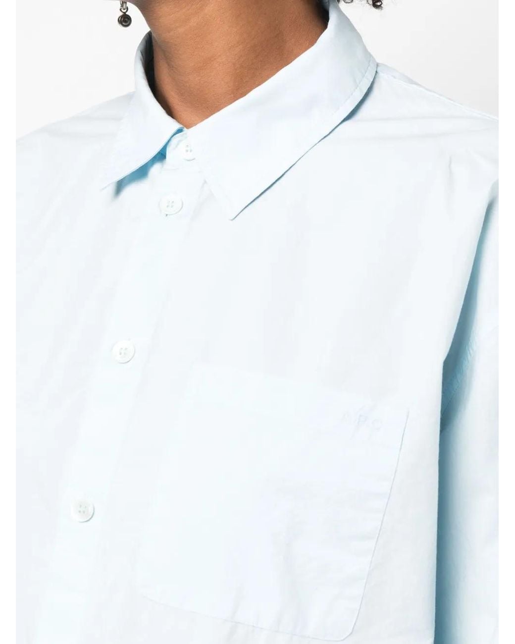 Camisa Con Botones A.P.C. de color White