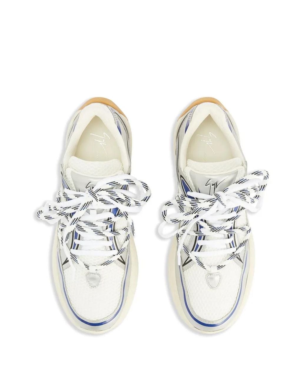 Giuseppe Zanotti White Gz-Trail Low-Top Sneakers for men