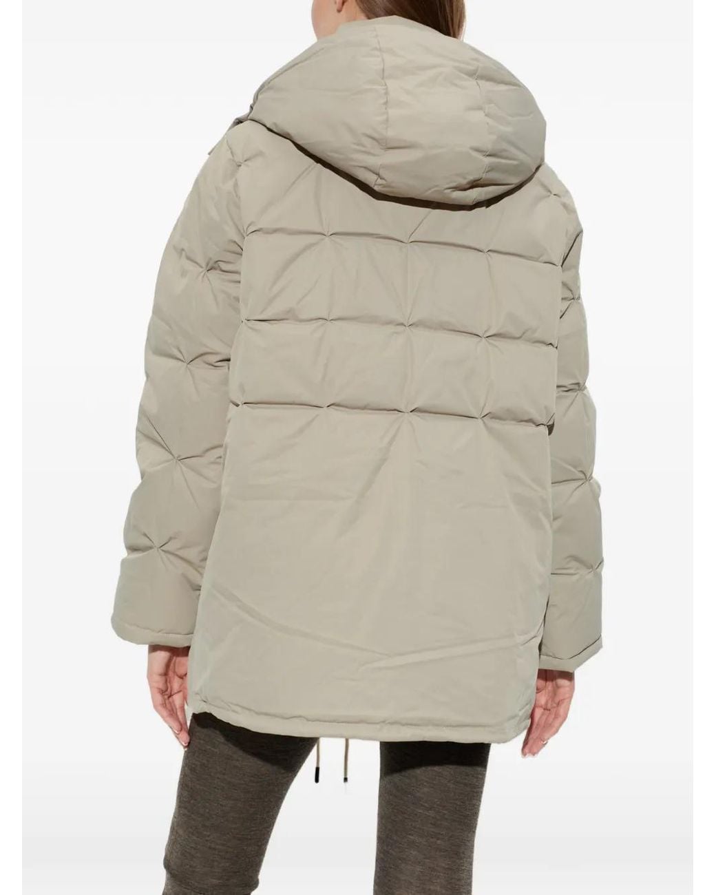 Rethinkit Studios Natural Quilted Hooded Jacket