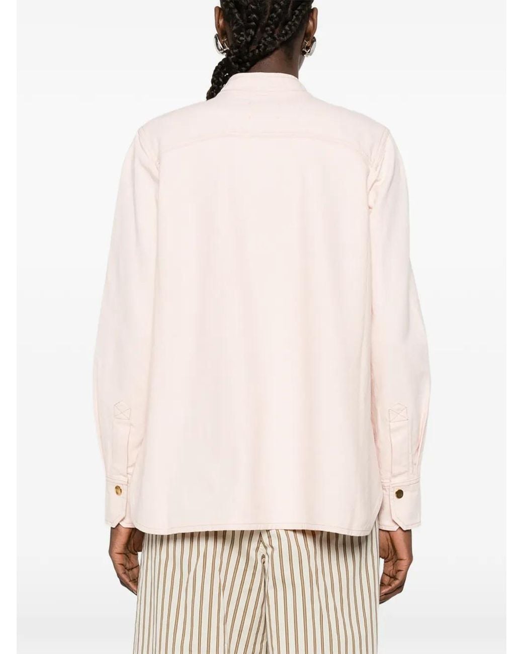 Forte_forte Pink Denim Shirt