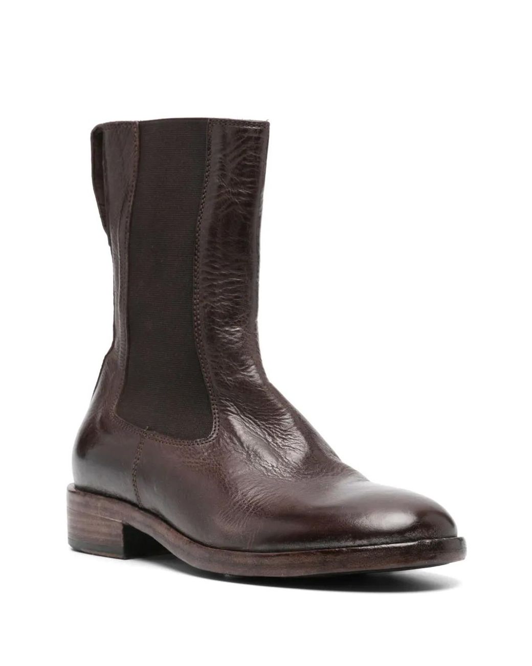 Moma Brown Leather Boots