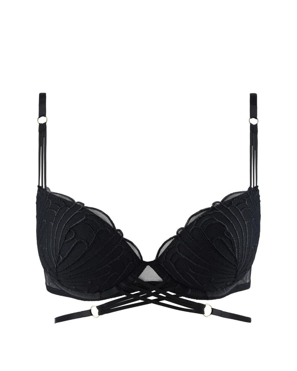 Aubade Black L'Indomptable Push-Up Bra
