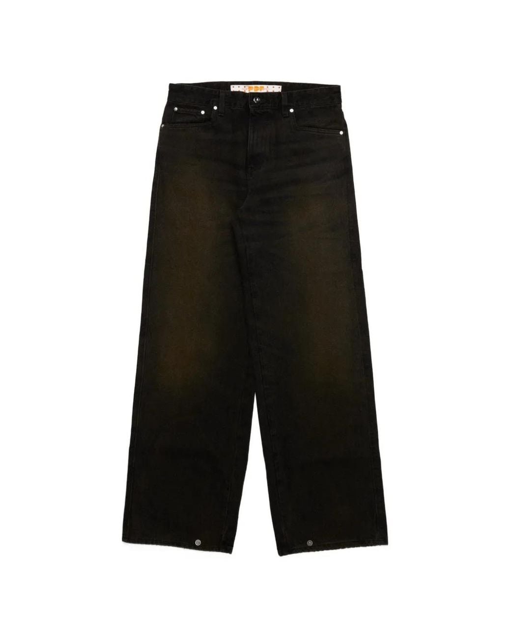 PDF Black Faded Straight-Leg Jeans for men