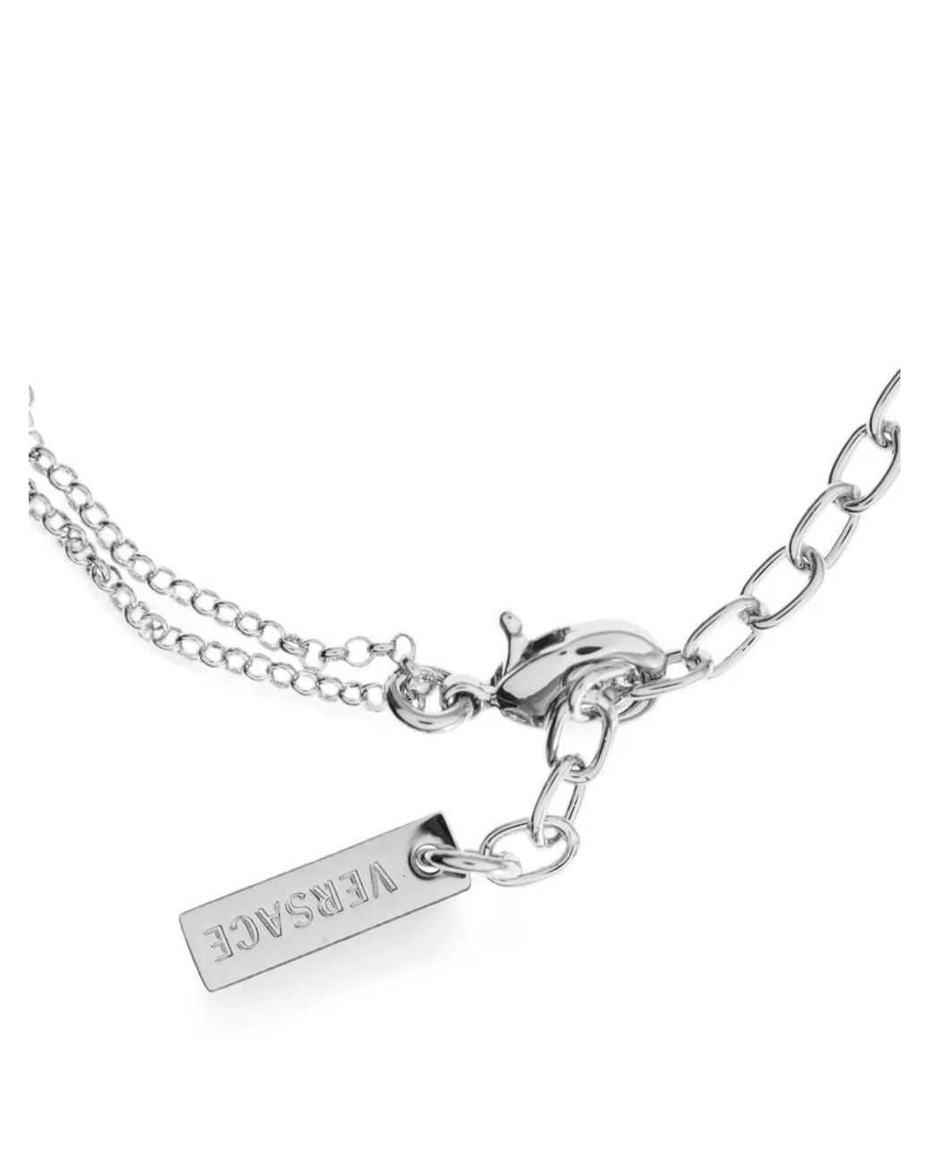 Versace White Bright Medusa Crystal Bracelet