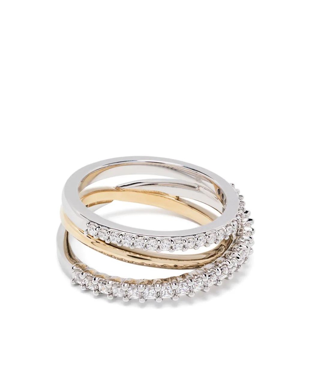 Swarovski White Hyperbola Ring