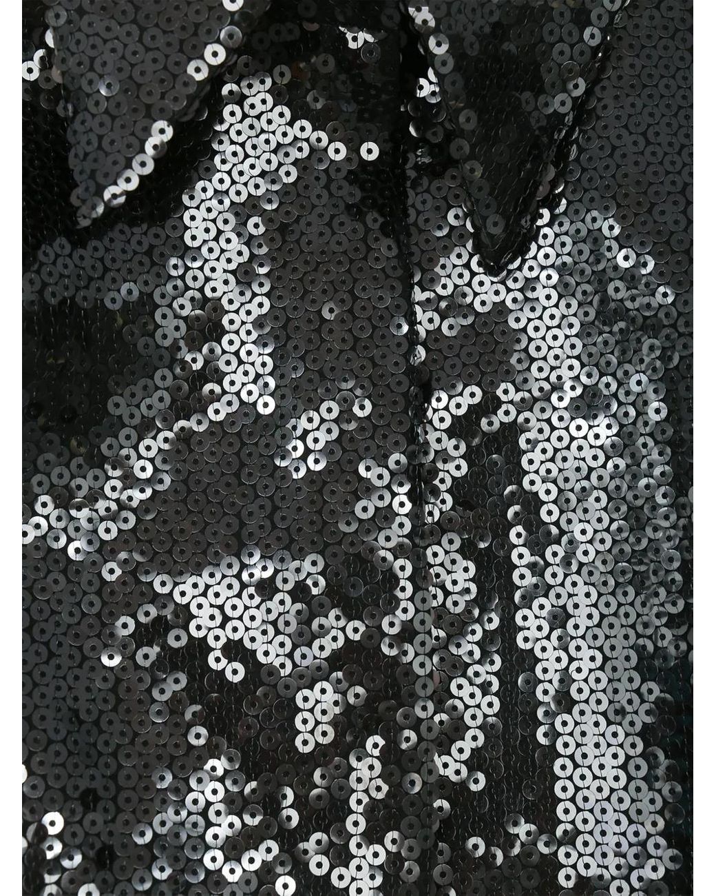 Camisa Con Lentejuelas Alberta Ferretti de color Black