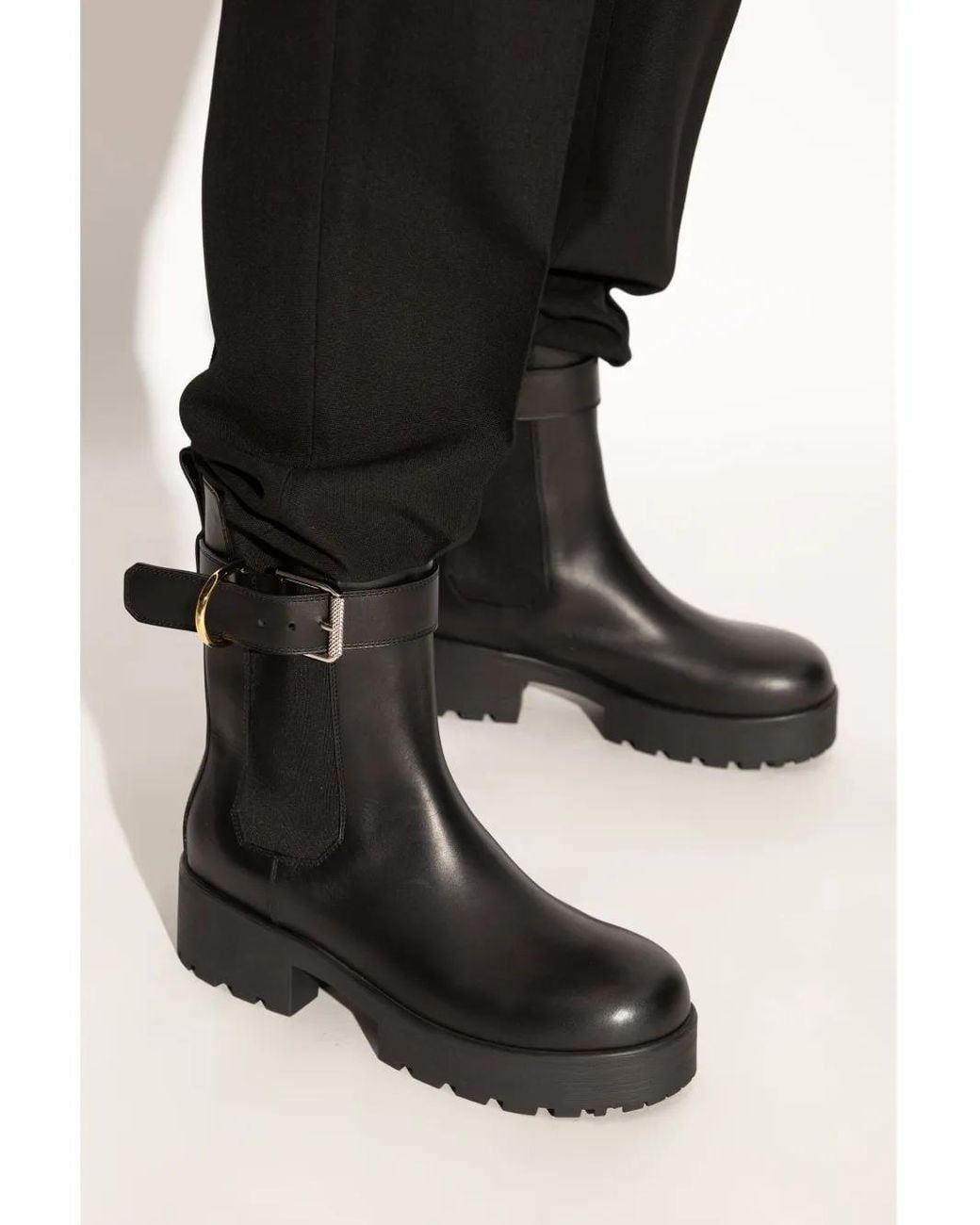 Givenchy Black Ankle Boots With Logo