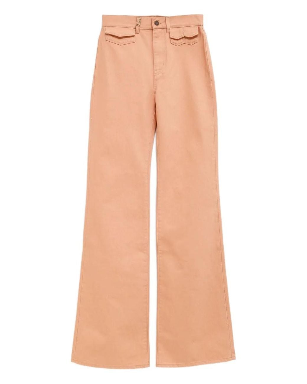 Chloé Natural Flared Trousers