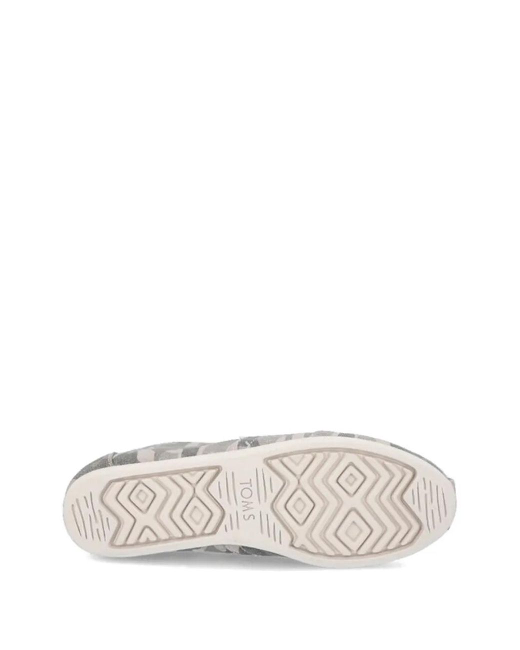 TOMS Gray Espadrilles À Motif Camouflage