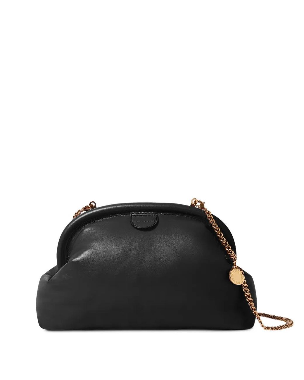Stella McCartney Black Pochette Falabella À Design Matelassé Avec Chaîne
