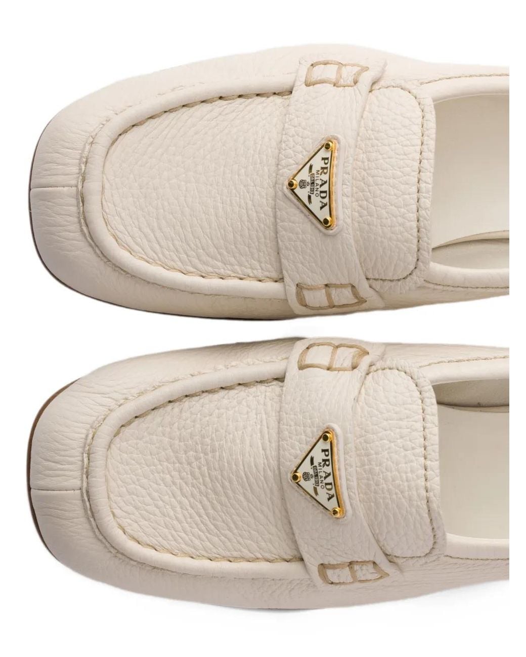 Prada Natural Klassische Pumps