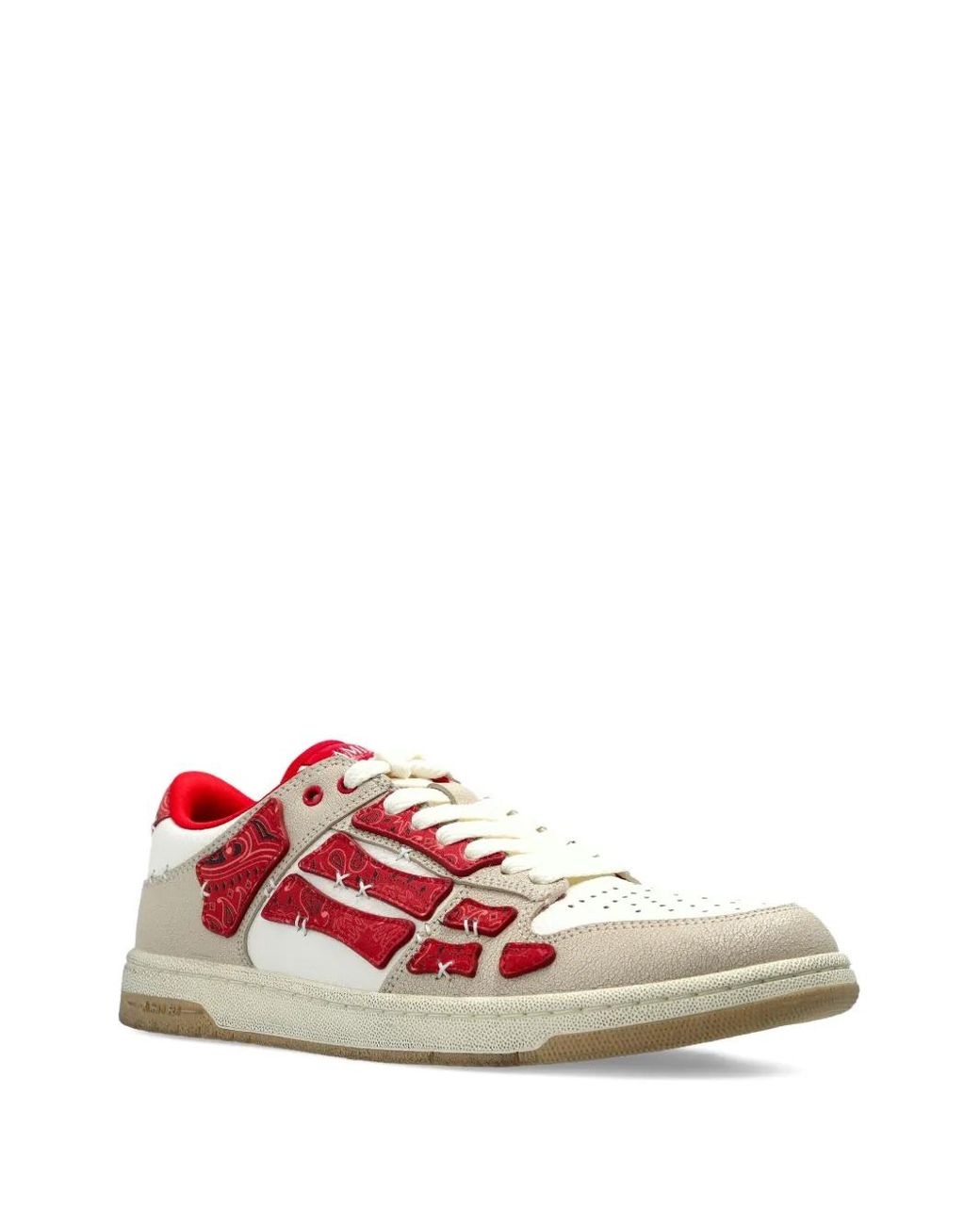 Amiri Pink Bandana Skel Top Low Sports Shoes for men