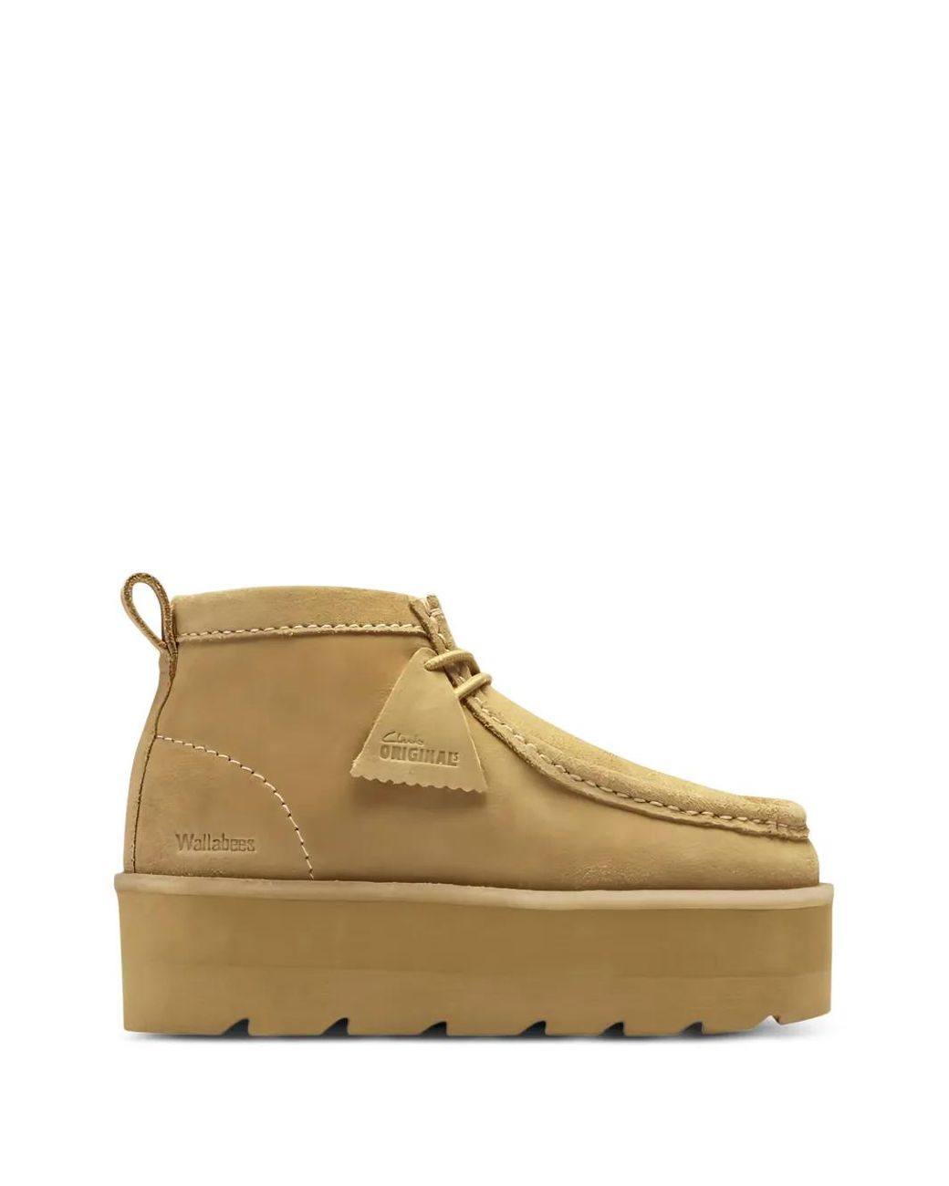 Clarks Natural Meare Wallabee Wmns Boots