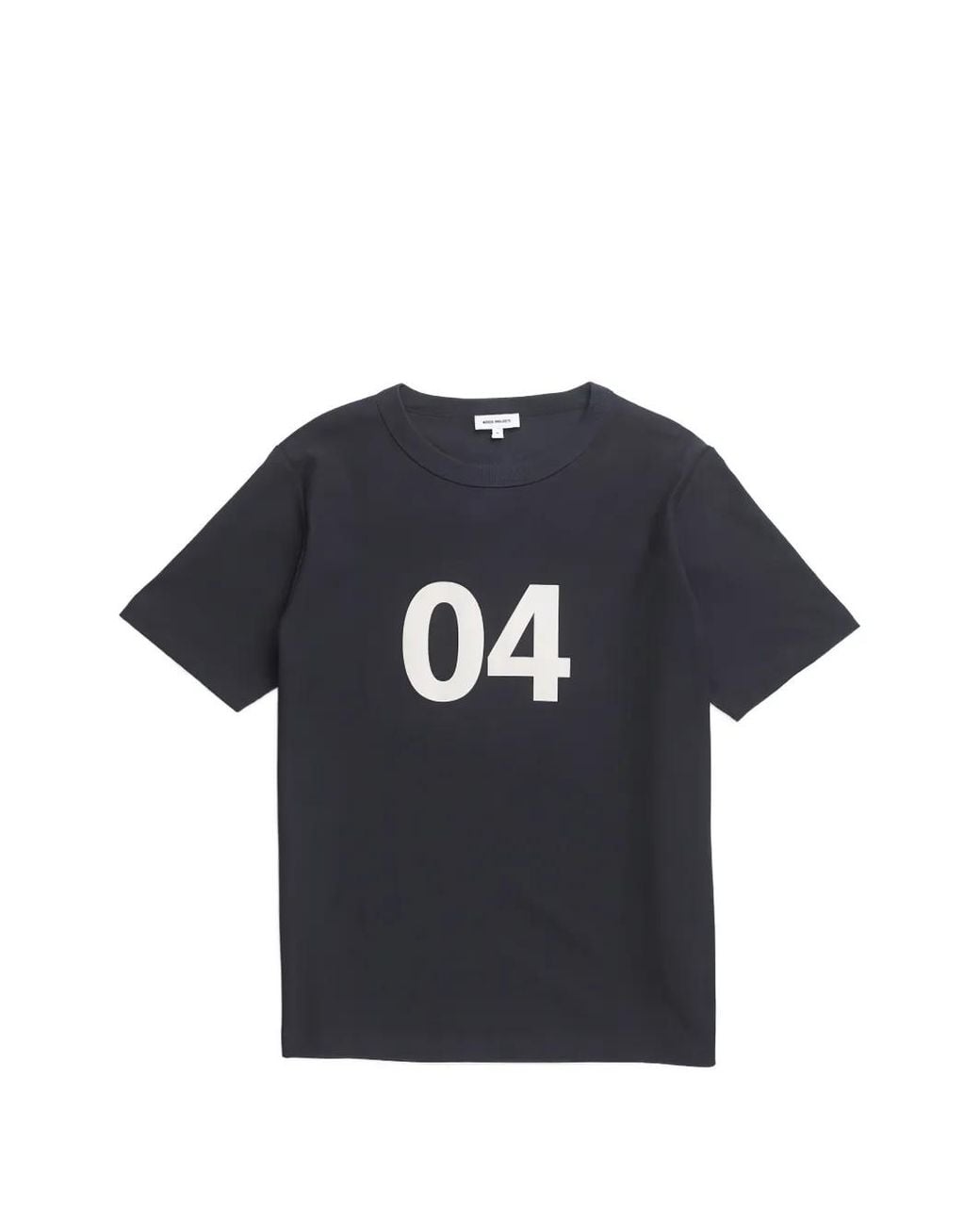 Norse Projects Blue Elmelunde Graphic-Print Cotton T-Shirt for men
