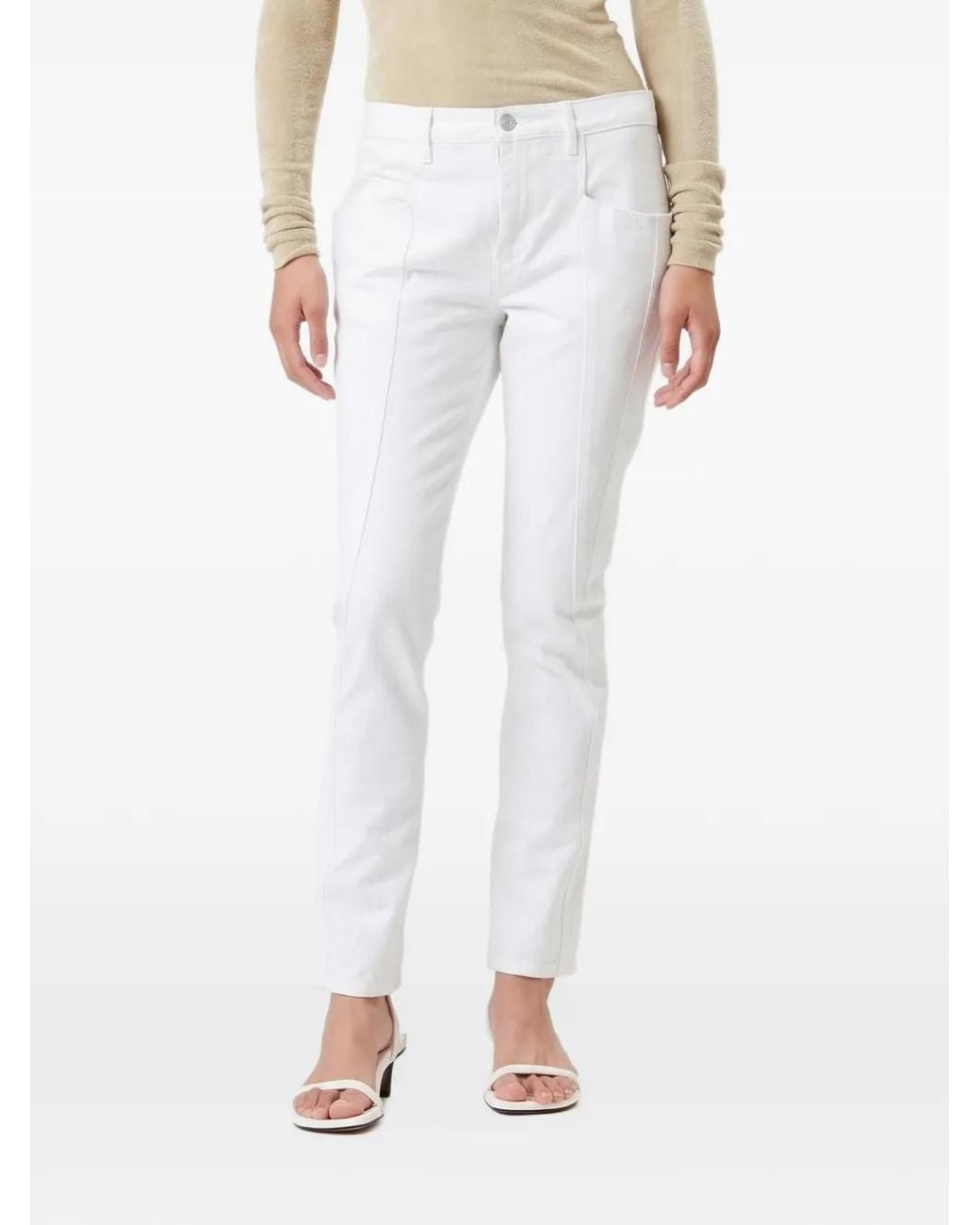Isabel Marant White Vikira Jeans