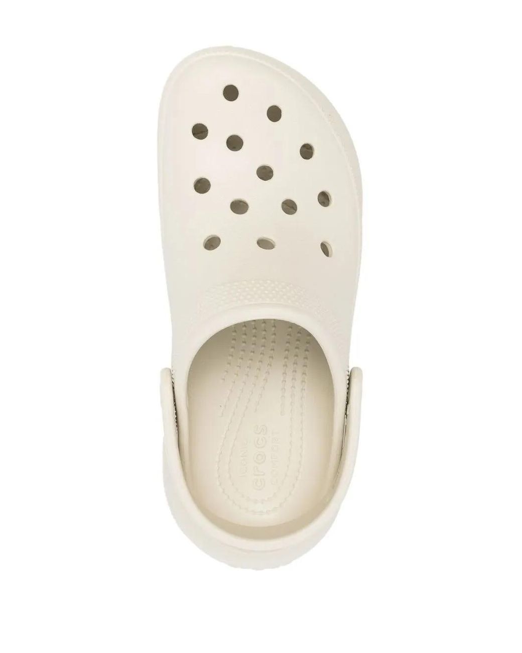 CROCSTM Natural Ankle-Strap Sliders