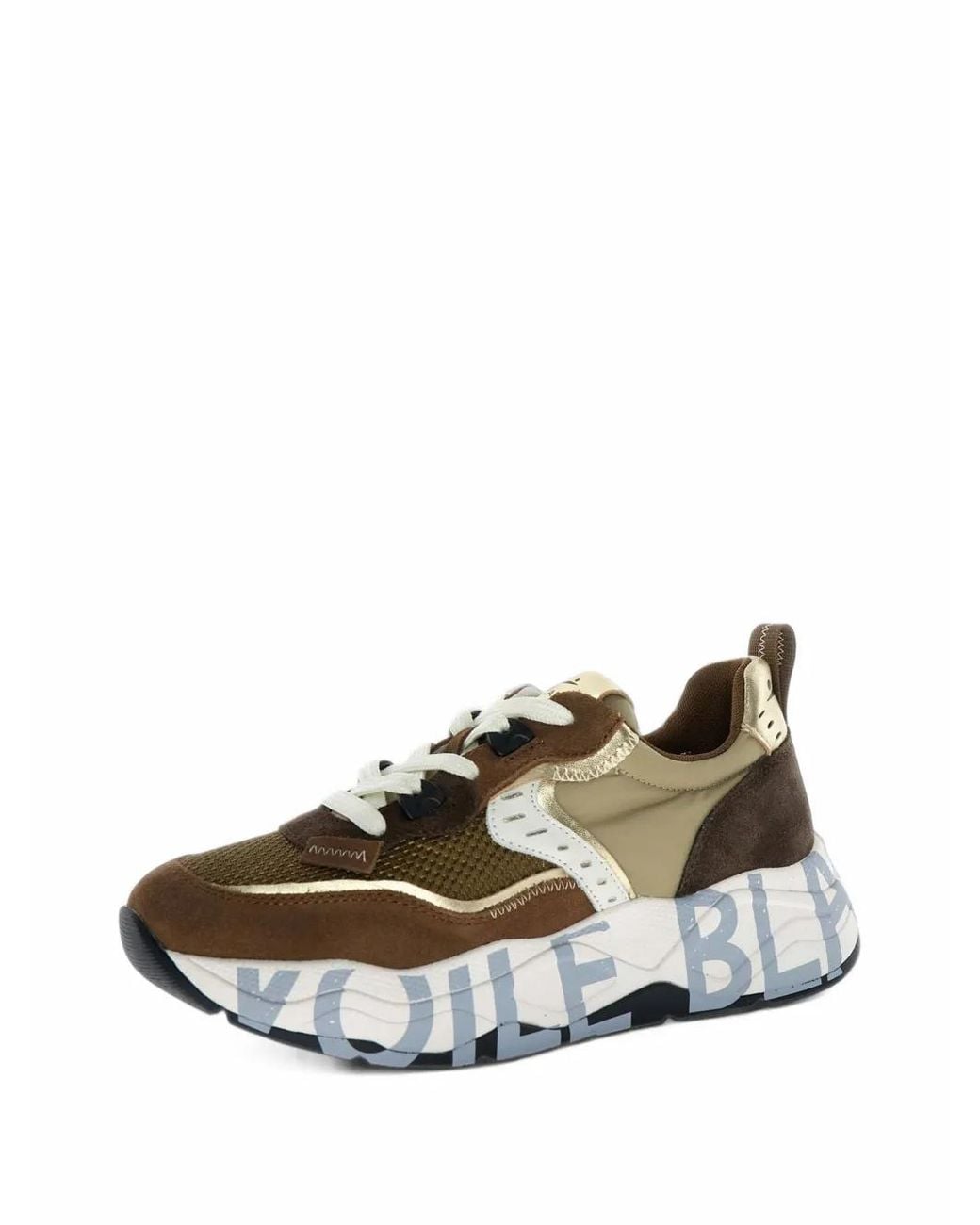 Voile Blanche White Club105 Leather Sneakers