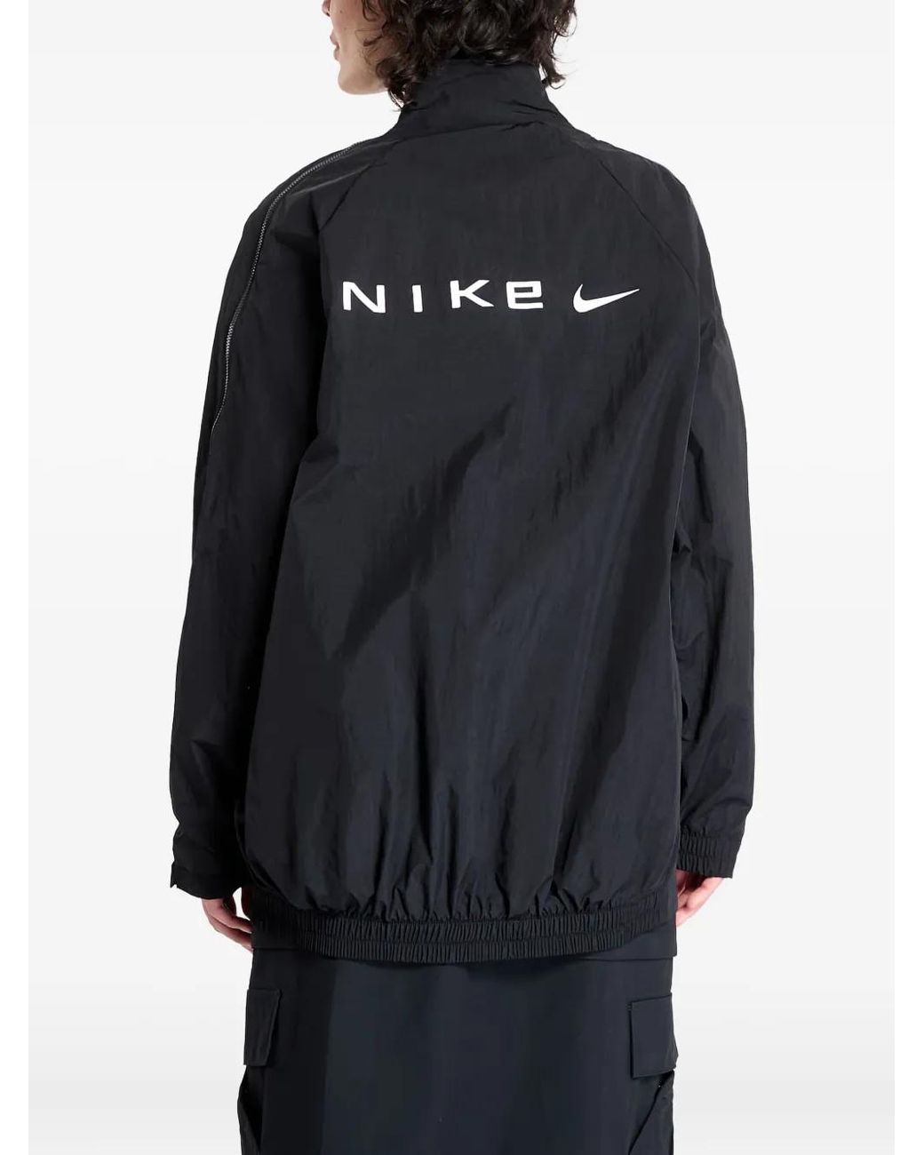 Nike Bomberjack Met Rits in het Blue
