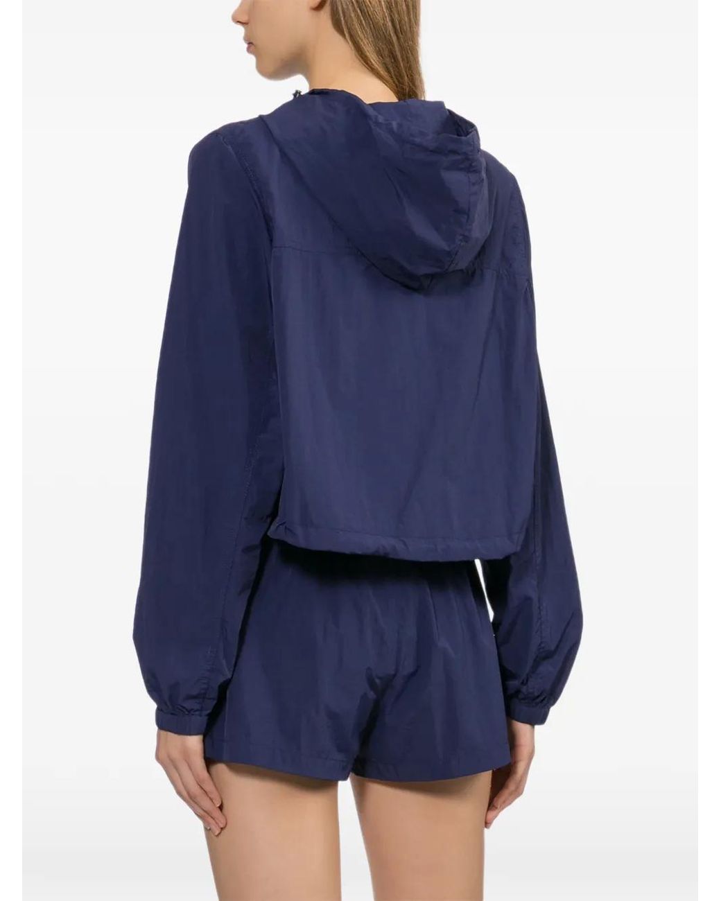 AAPE BY A BATHING AP Blue Hooded Pocket Jacket