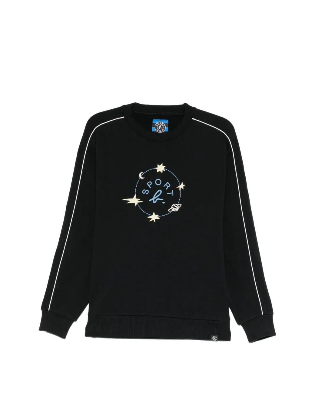 SPORT b. by agnès b. Black Logo Sweatshirt