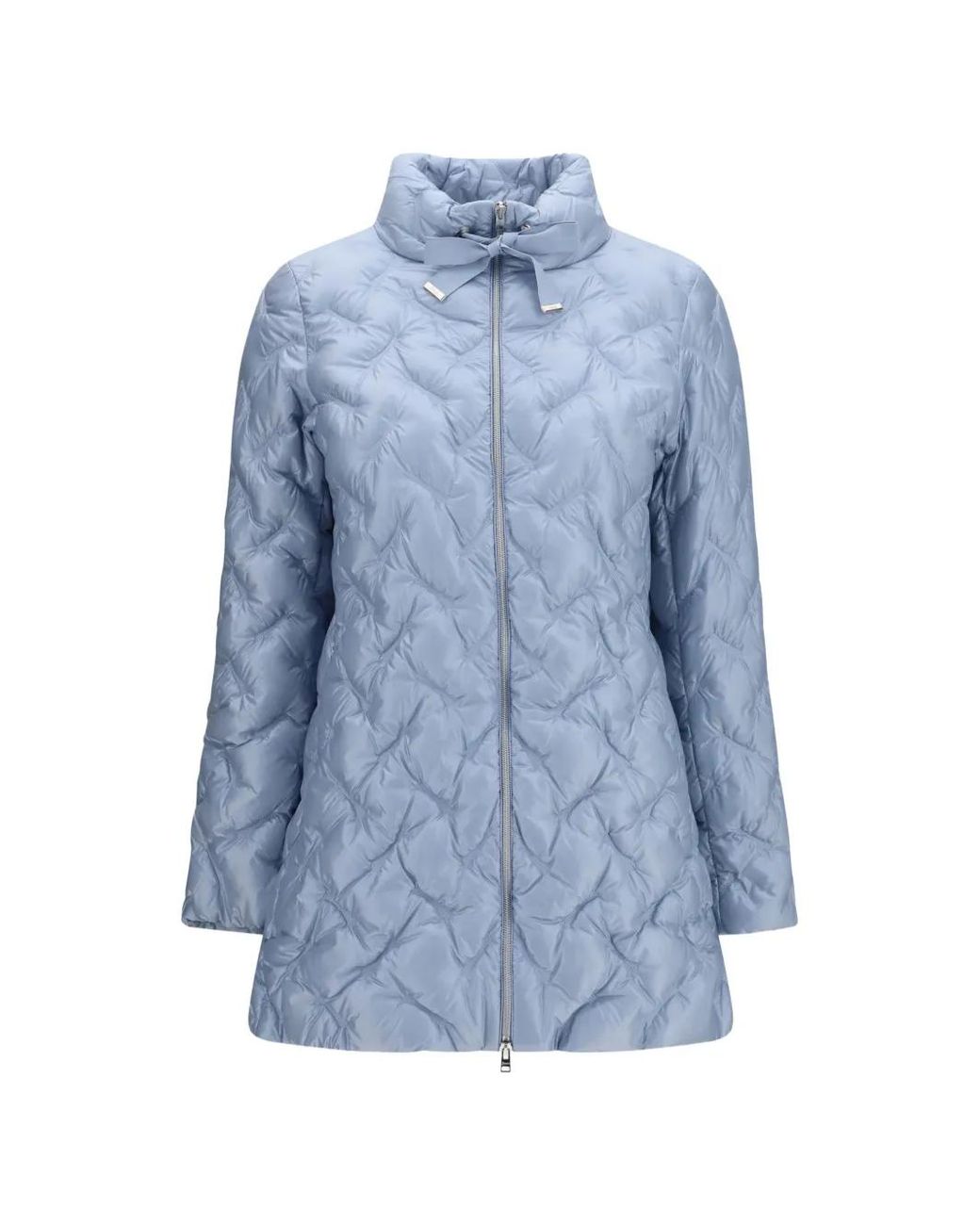 Herno Blue Midi Down Jacket
