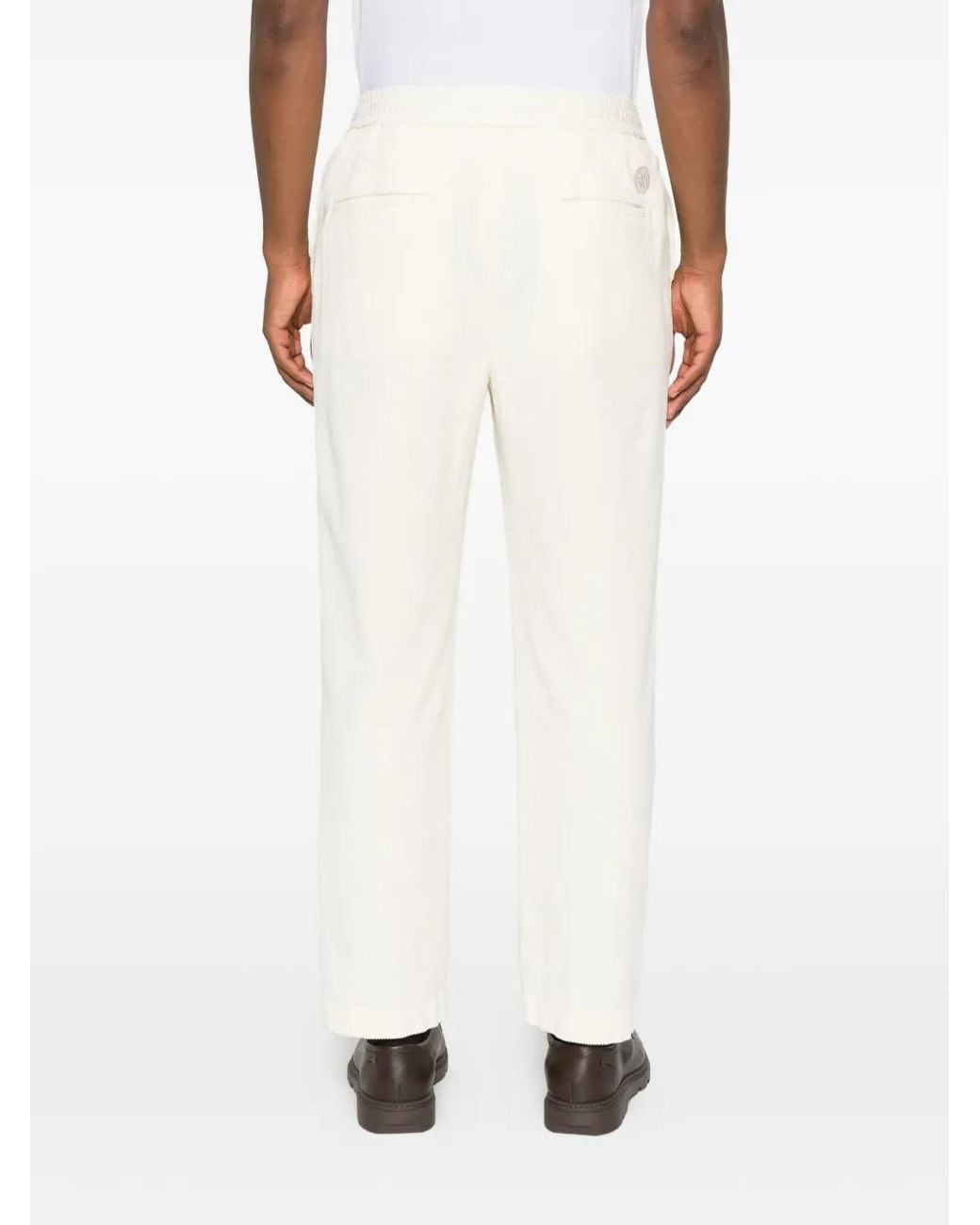 Jacob Cohen White Daniel Trousers for men
