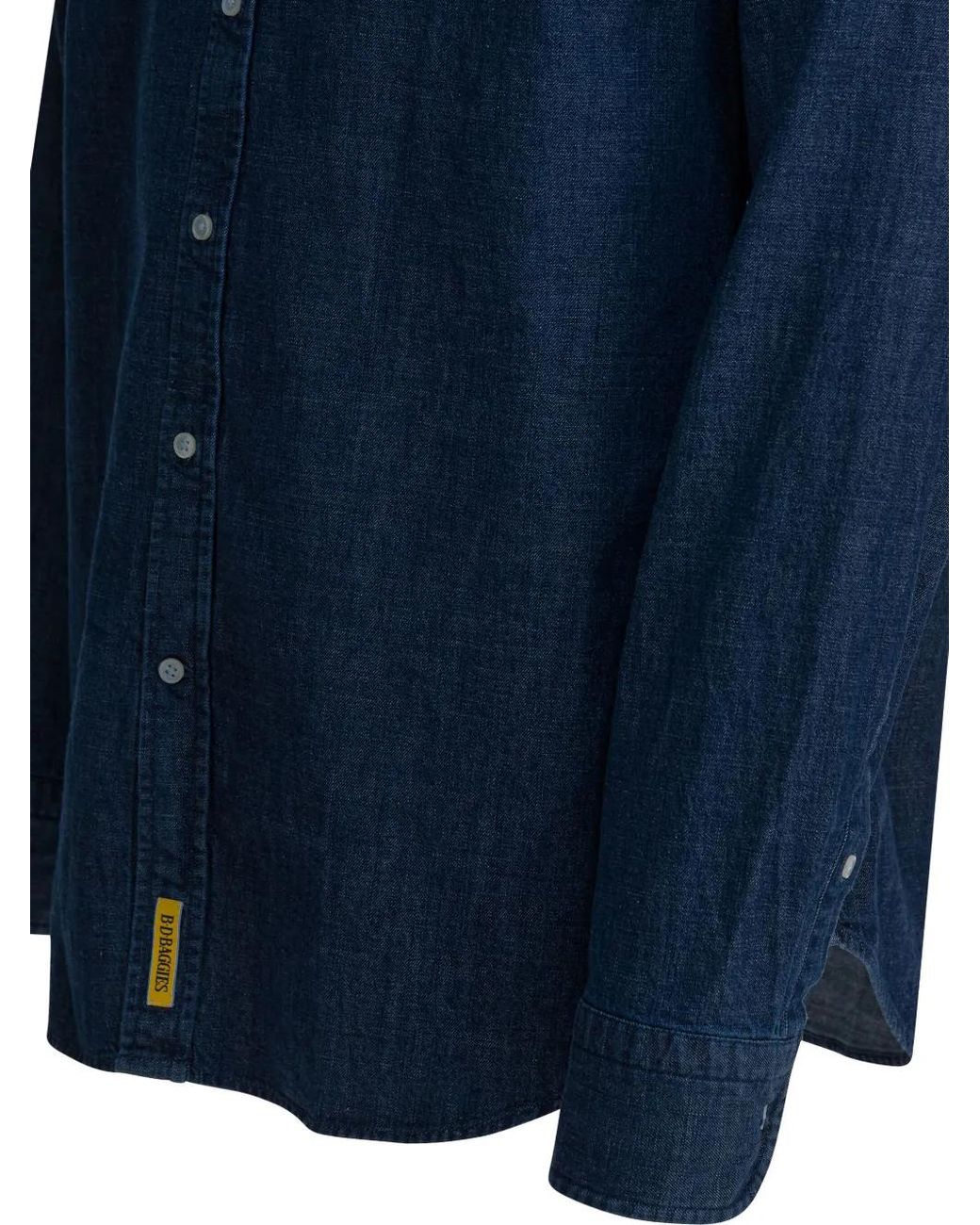 B.D. Baggies Blue Buttoned Cotton Shirt for men