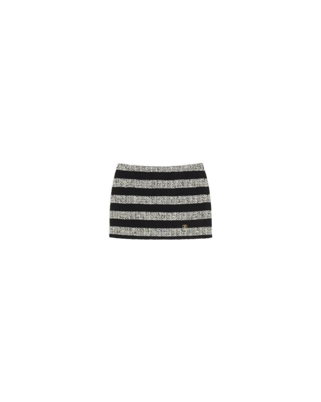 Valentino Garavani Black Mini Skirt