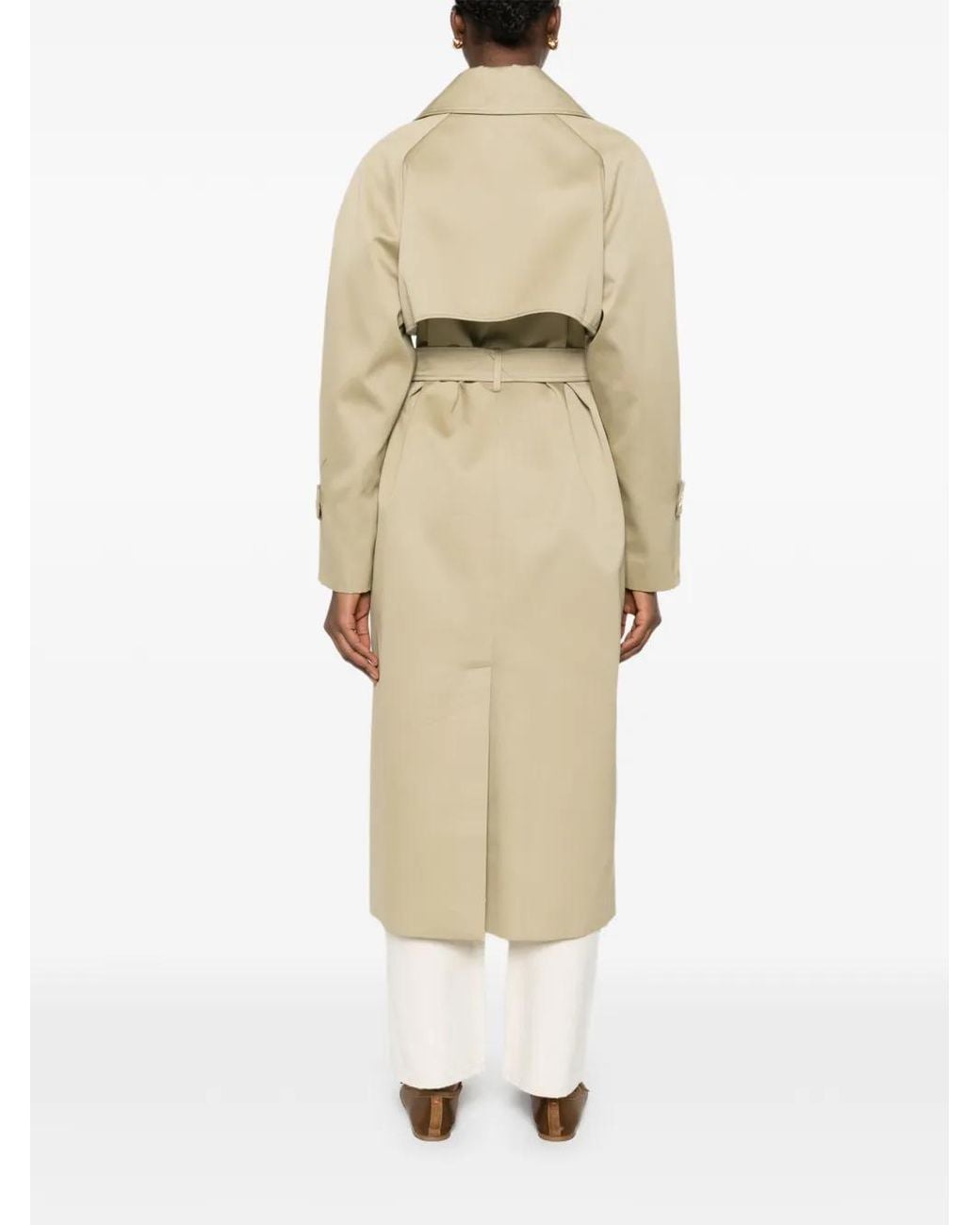 Patrizia Pepe Natural Cotton Trench Coat