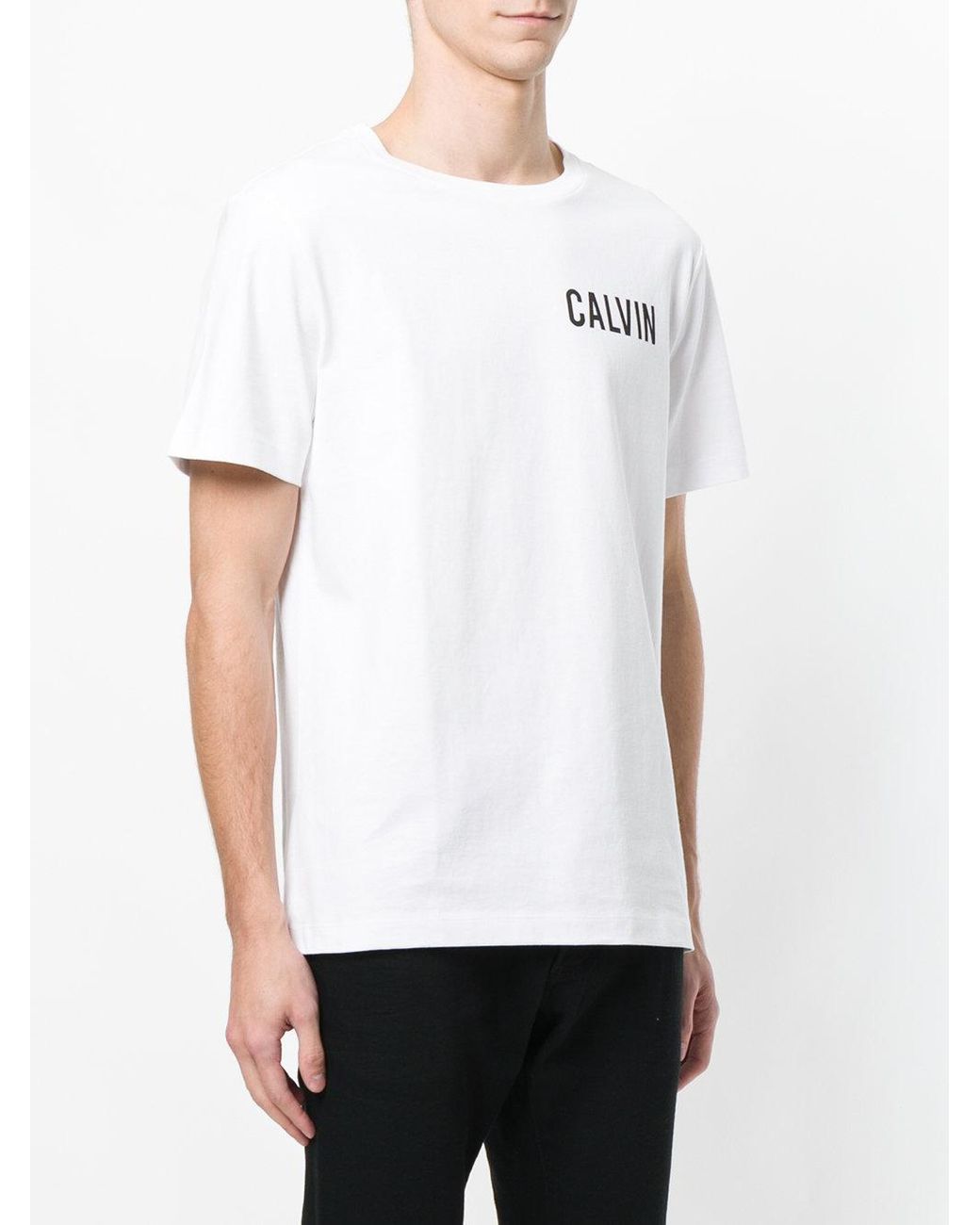 Calvin Klein Hardcore Logo T-shirt in White for Men | Lyst Canada