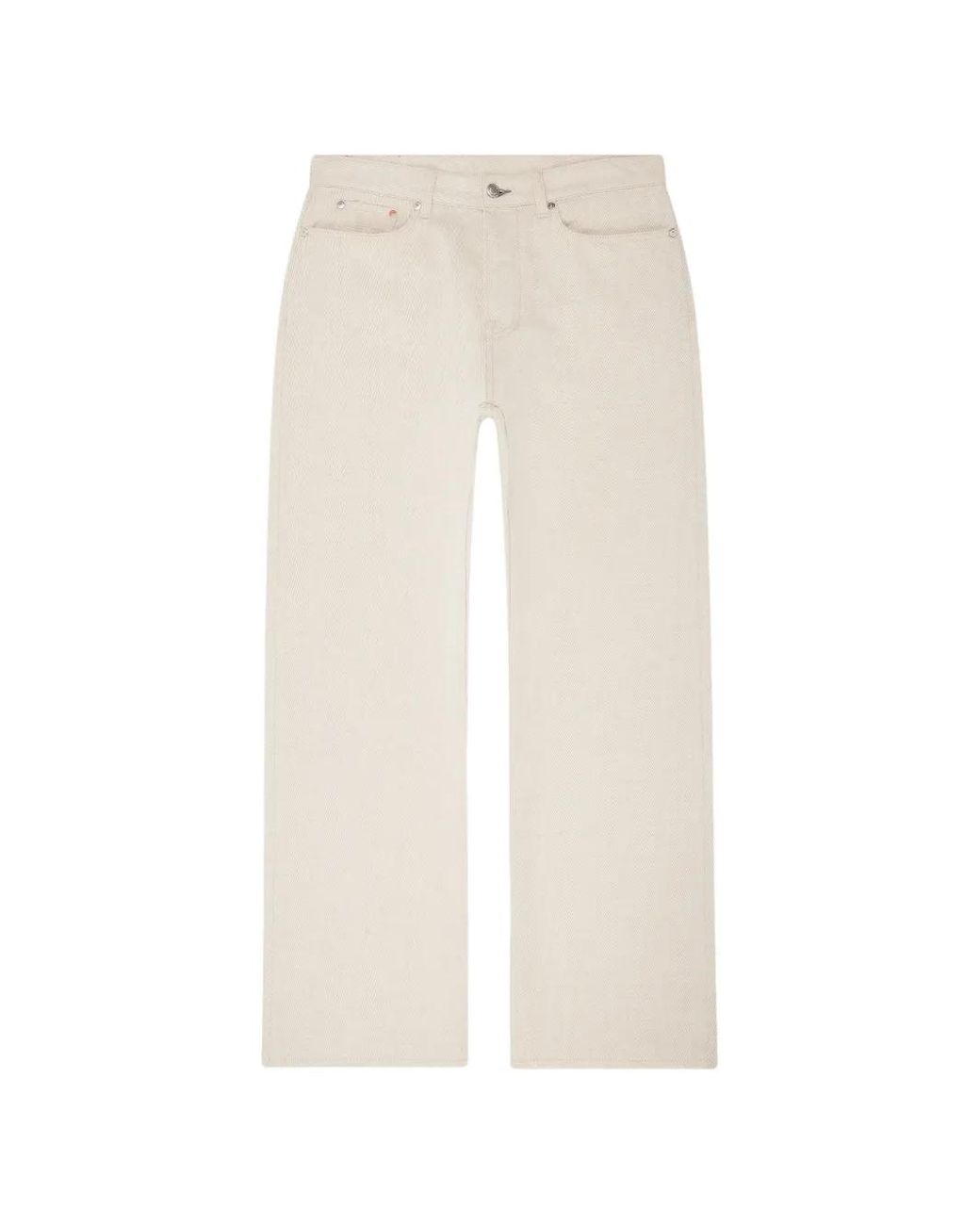 Paul Smith White Logo-Patch Trousers for men