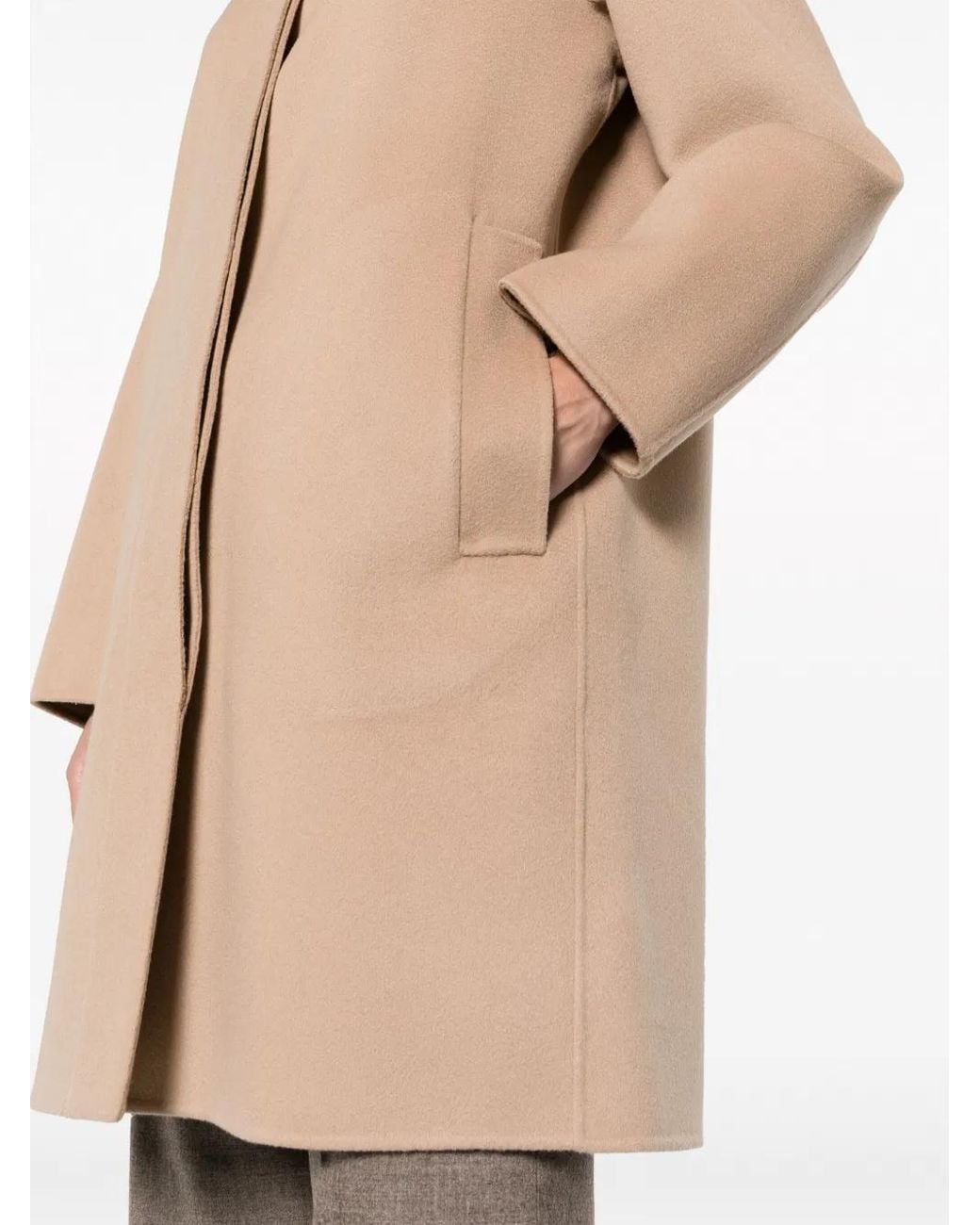 Theory Natural Palomino Wool-Blend Coat
