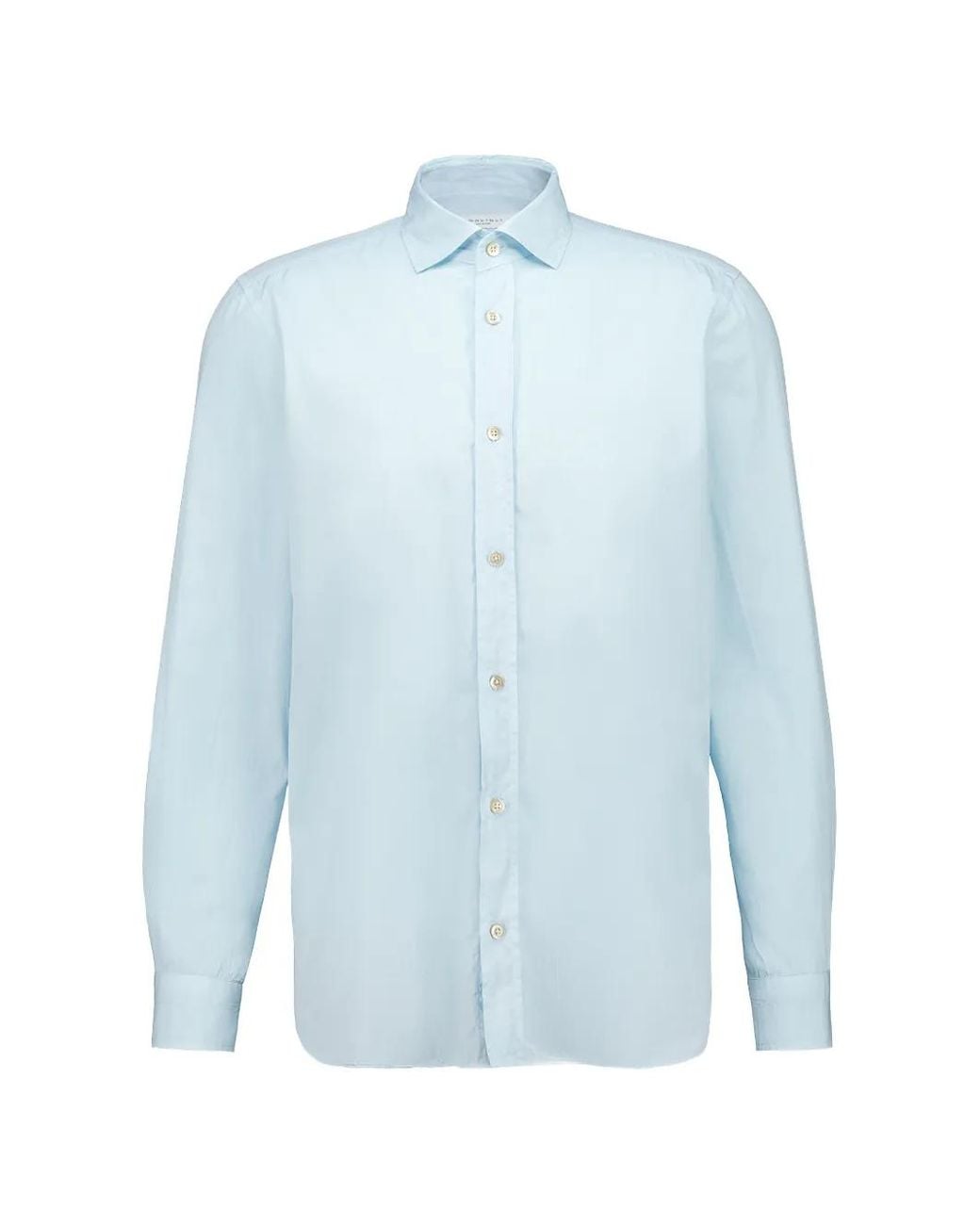 Boglioli Blue Long-Sleeve Shirt for men