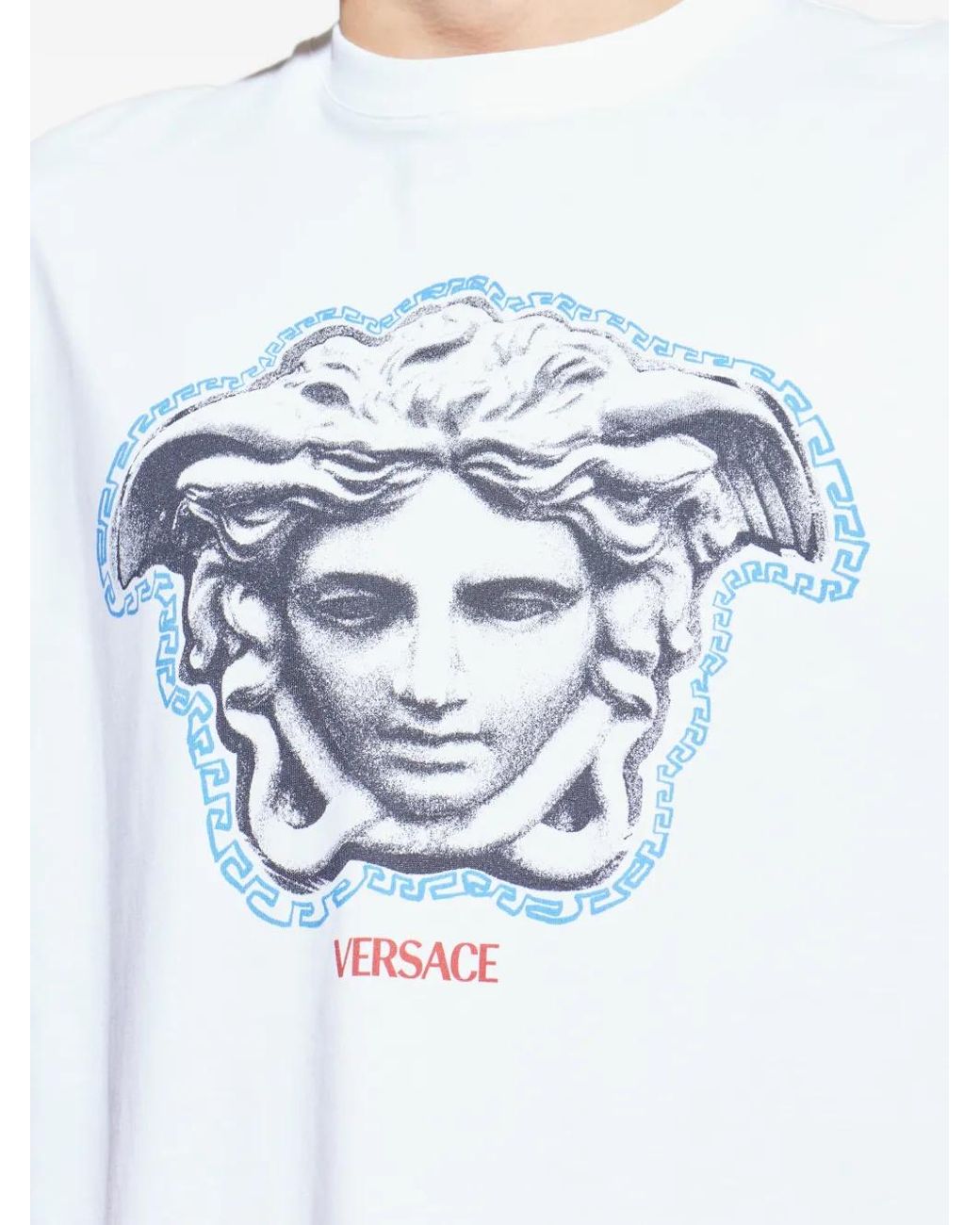 T-Shirts Versace de hombre de color White